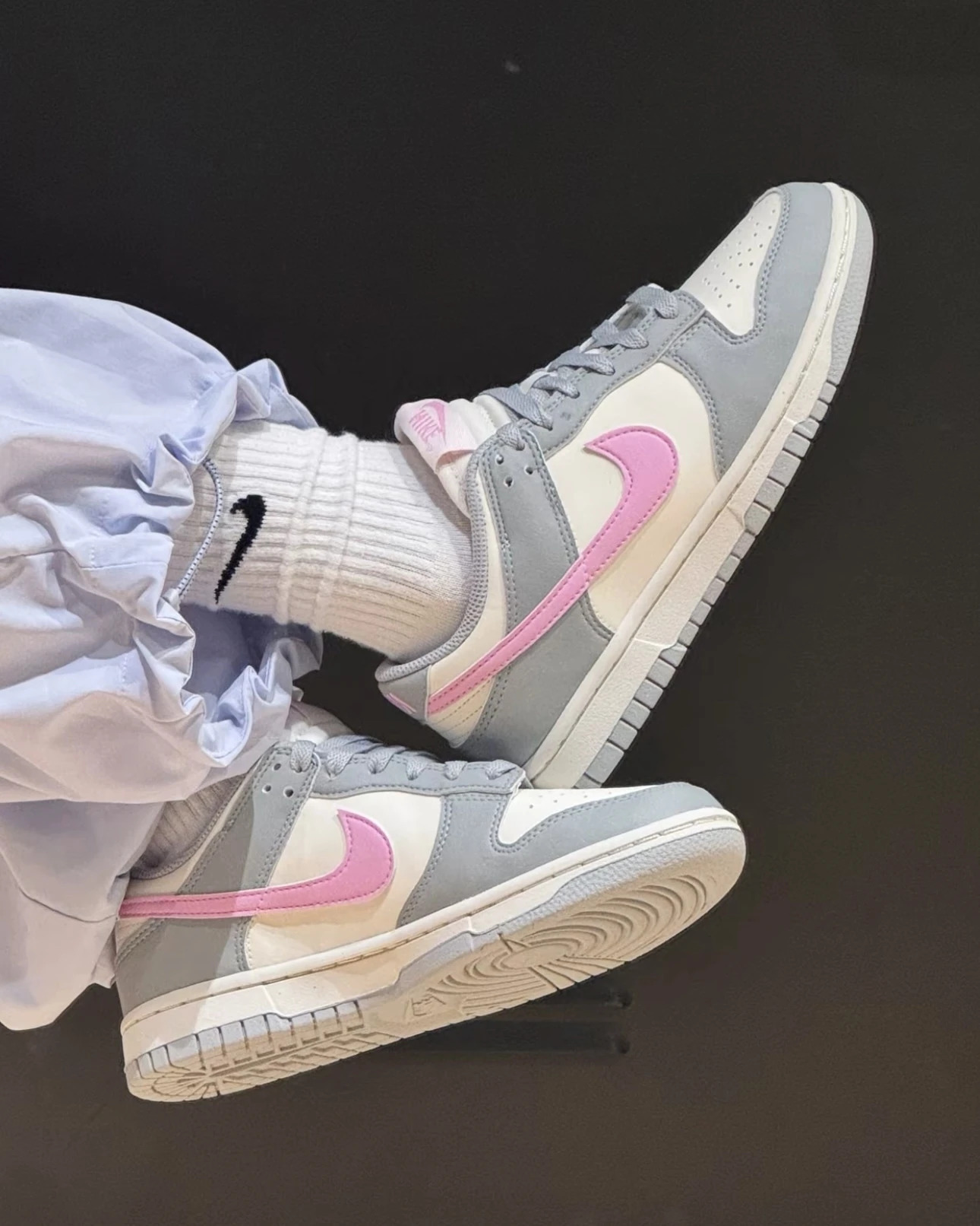 【逢甲FUZZY】W Nike Dunk Low "Grey Pink" 灰粉 國外限定 DD1873-002
