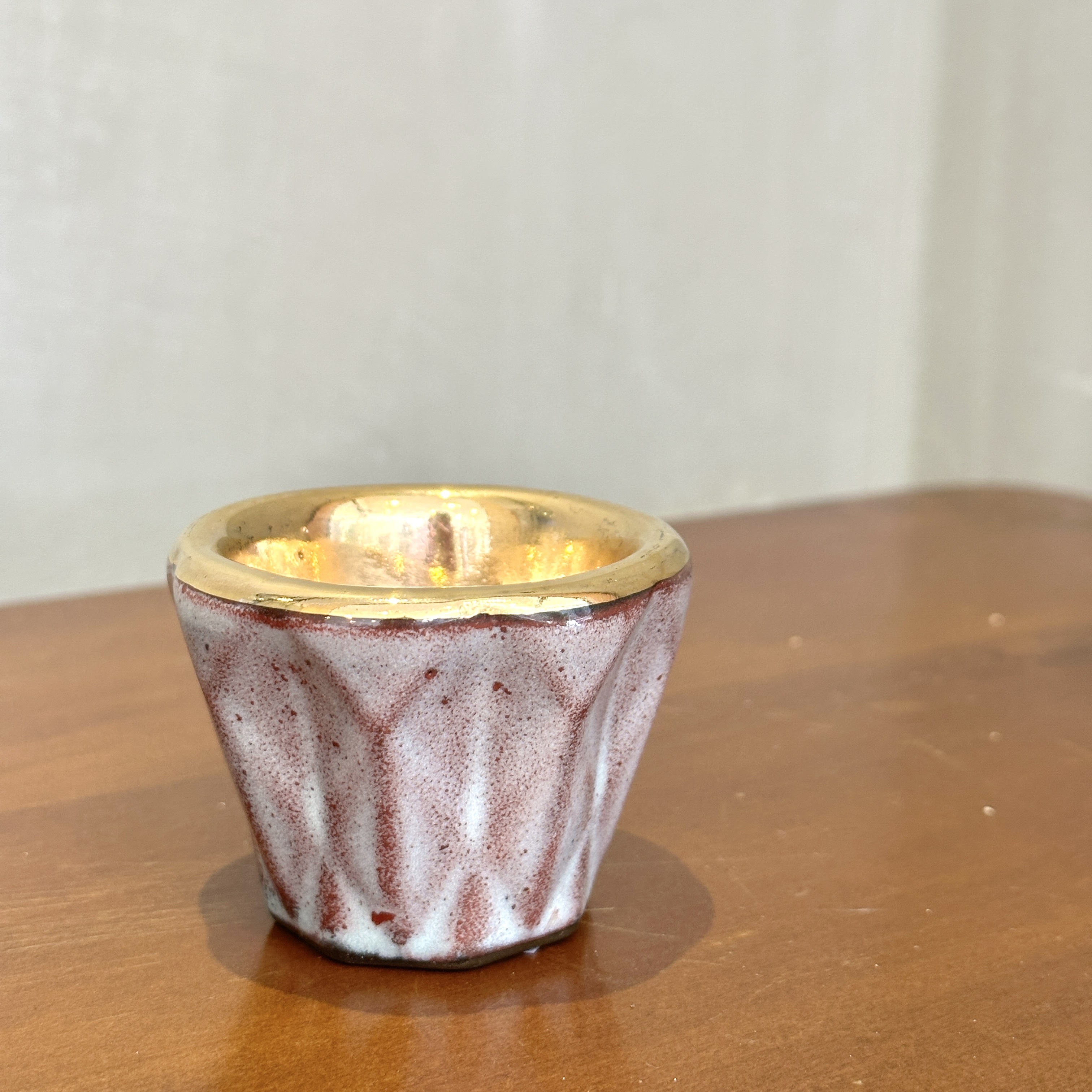 今村能章 - 陶藝濃縮杯 - 磚底白霧（20260620-04）