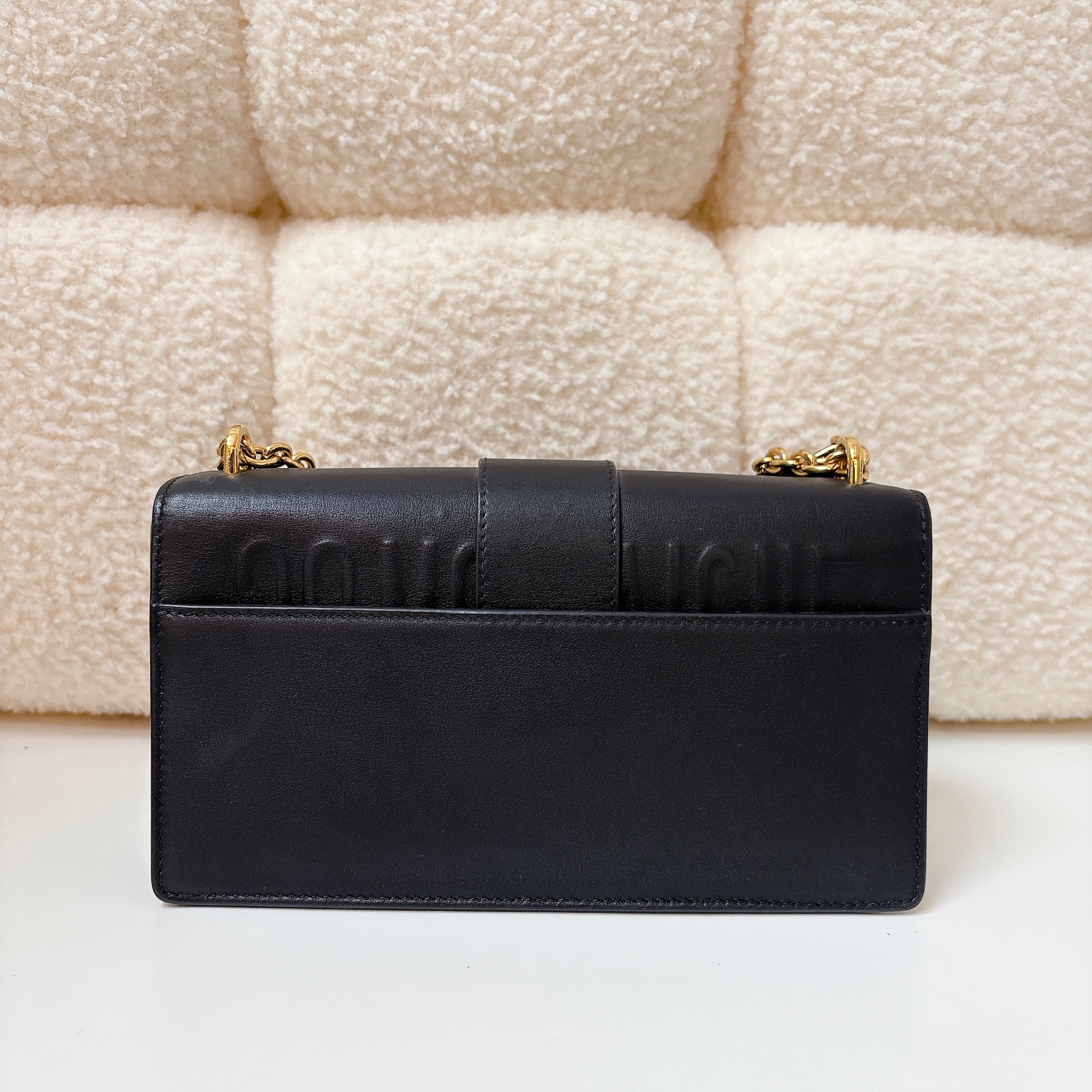 DIOR Montaigne East-West Bag - Black / GHW