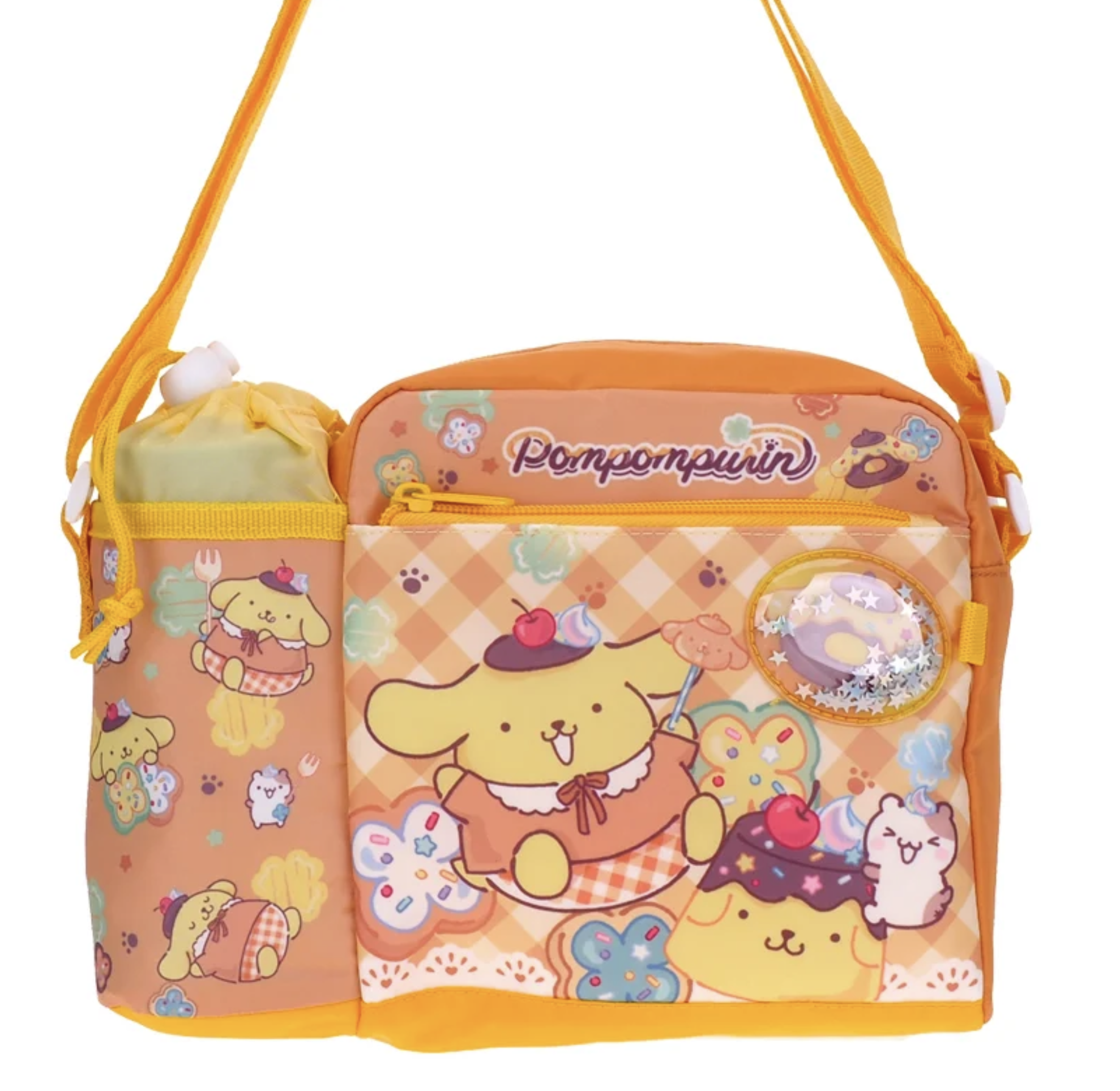 Pompompurin 小童斜揹袋連水樽格 9-8321-15