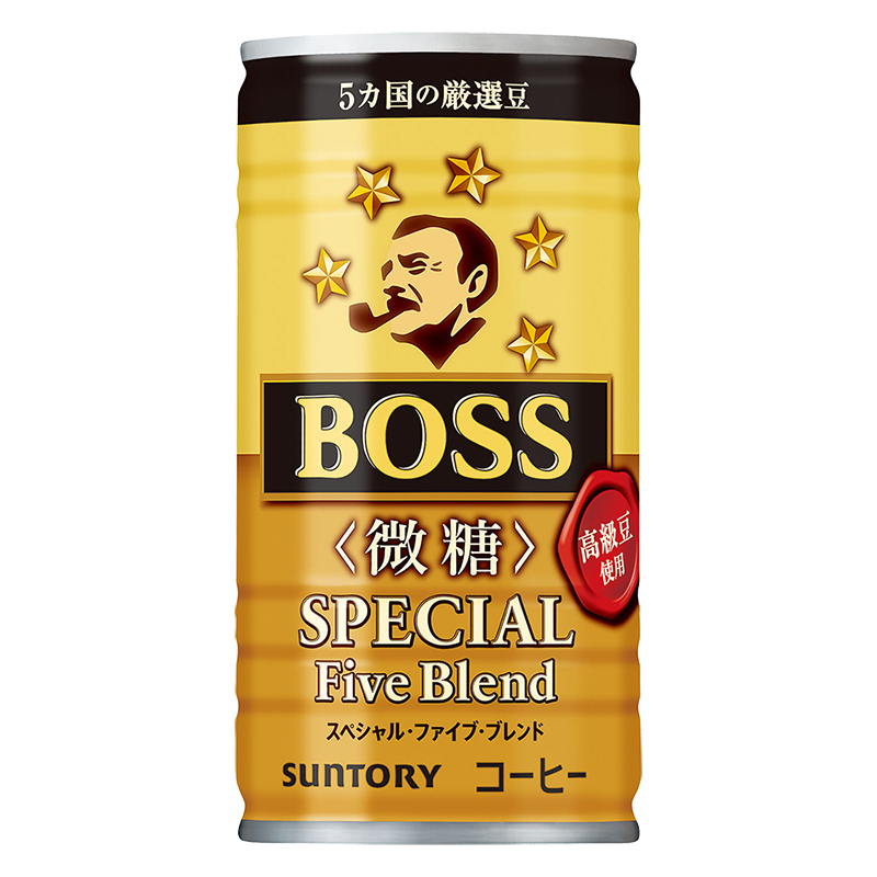 日本 Suntory BOSS 咖啡 185g 5種咖啡豆調和咖啡系列