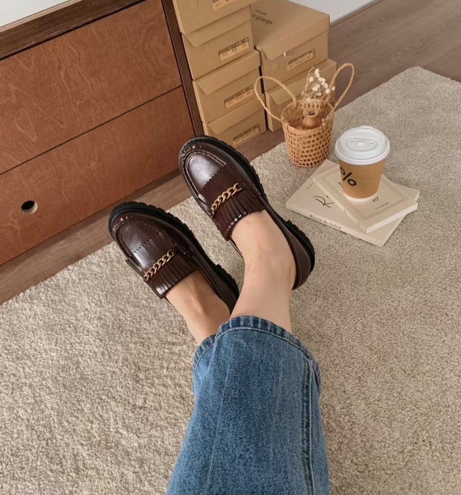 AC14 #1011  3cm 高 偏細 英倫鞋SIZE:230-250 $529