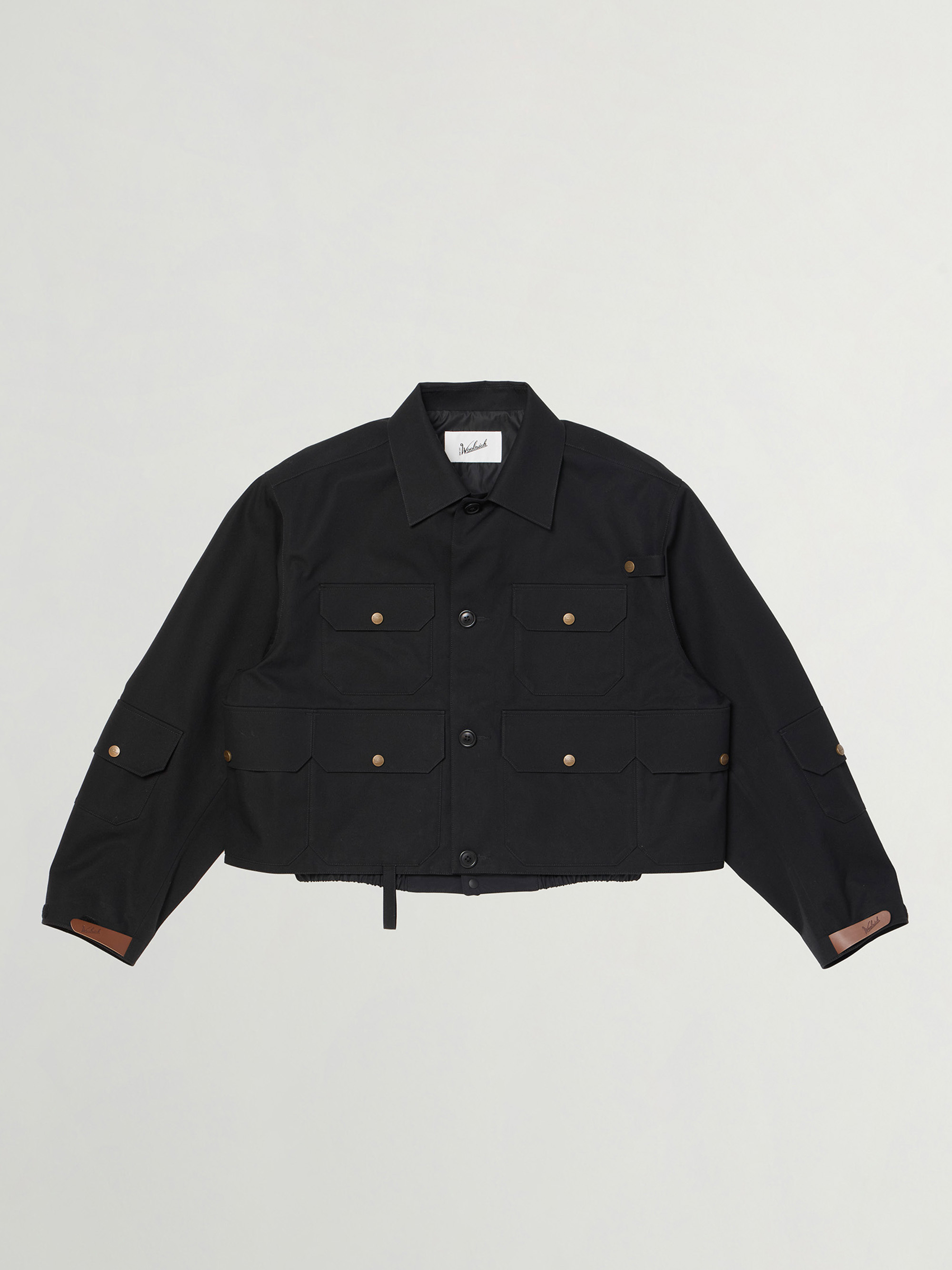 WOOLRICH OG COTTON 3L CLASSIC FIELD JACKET BLACK