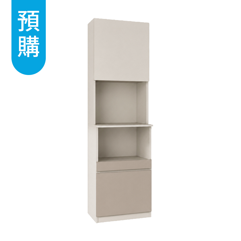 電器櫃｜羊絨灰 × 星空棕布紋