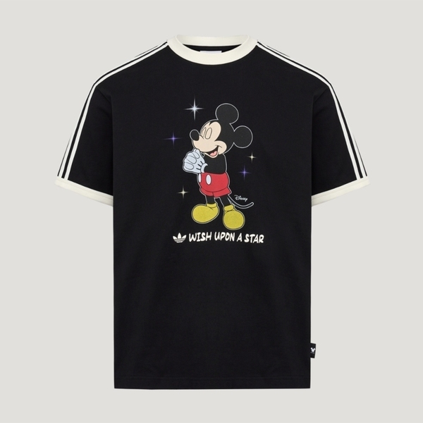 Adidas 愛迪達 Mickey Wish Tee KT7774 男 T恤 運動上衣 休閒短袖 黑 亞版 米奇