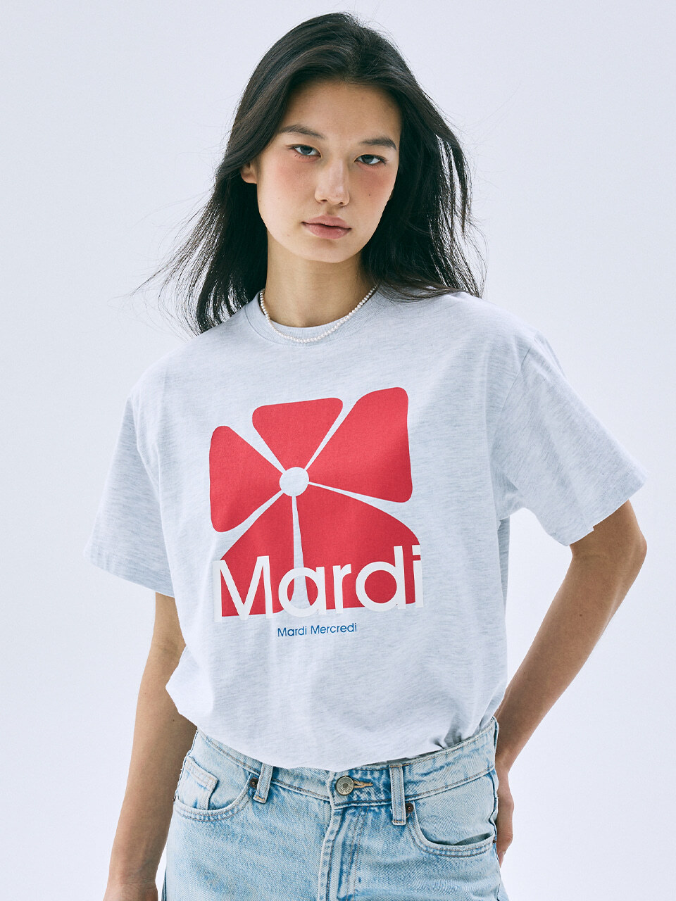 Mardi Mercredi [ACTIF] TSHIRT SQUARE FLOWER