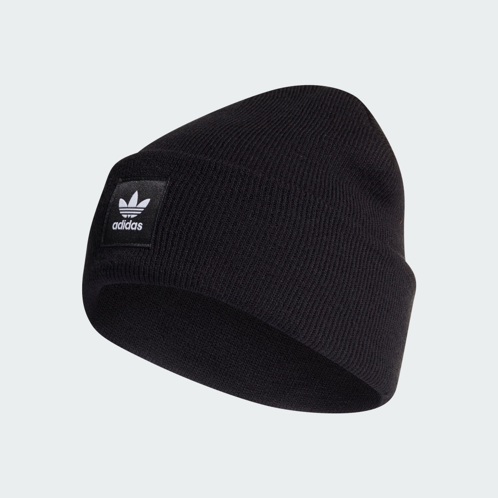 ADIDAS 毛帽 ADICOLOR 黑色 基本款 帽子 ED8712
