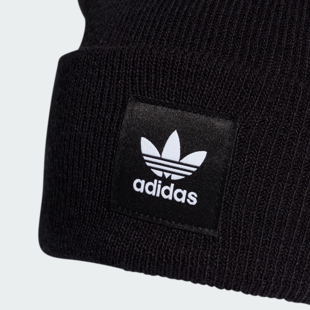 ADIDAS 毛帽 ADICOLOR 黑色 基本款 帽子 ED8712