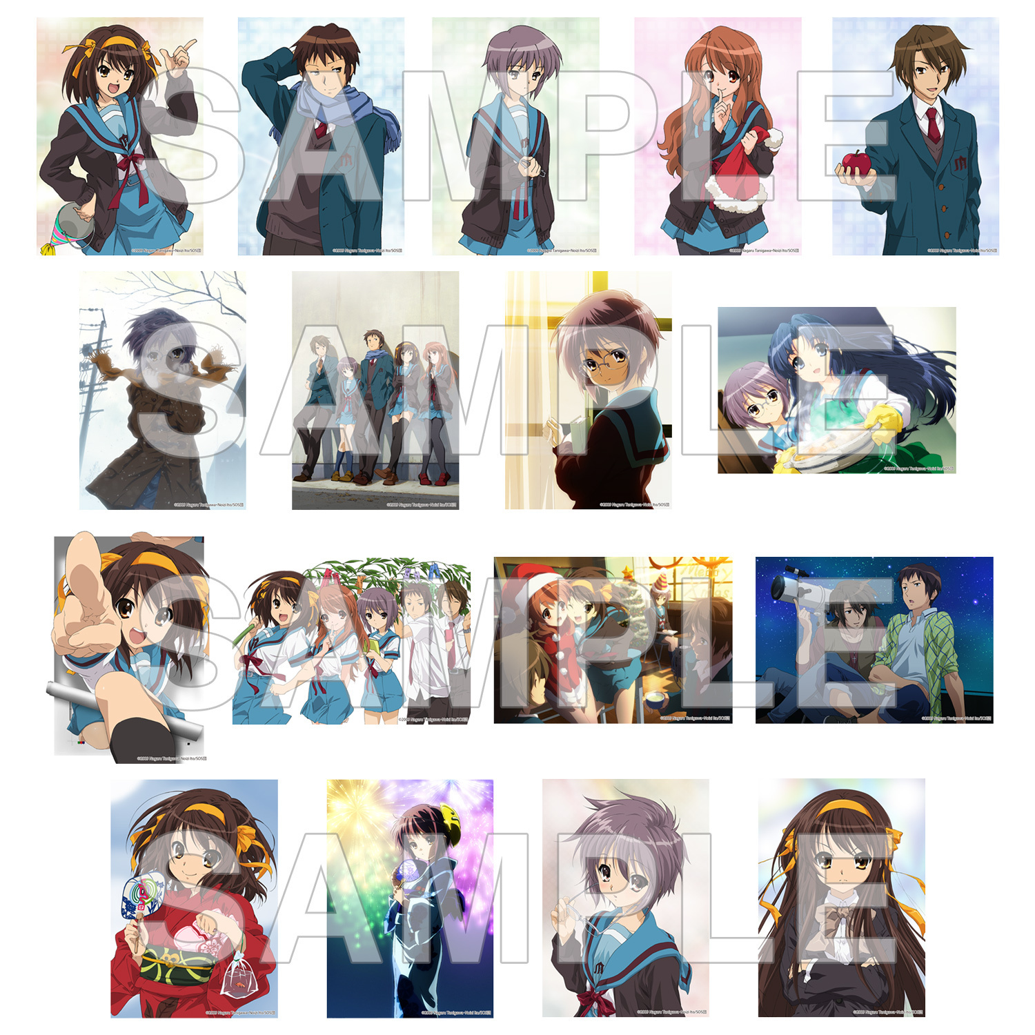 預購-劇場版『涼宮春日的消失』集換式小卡　BOX販售【日本進口精品】