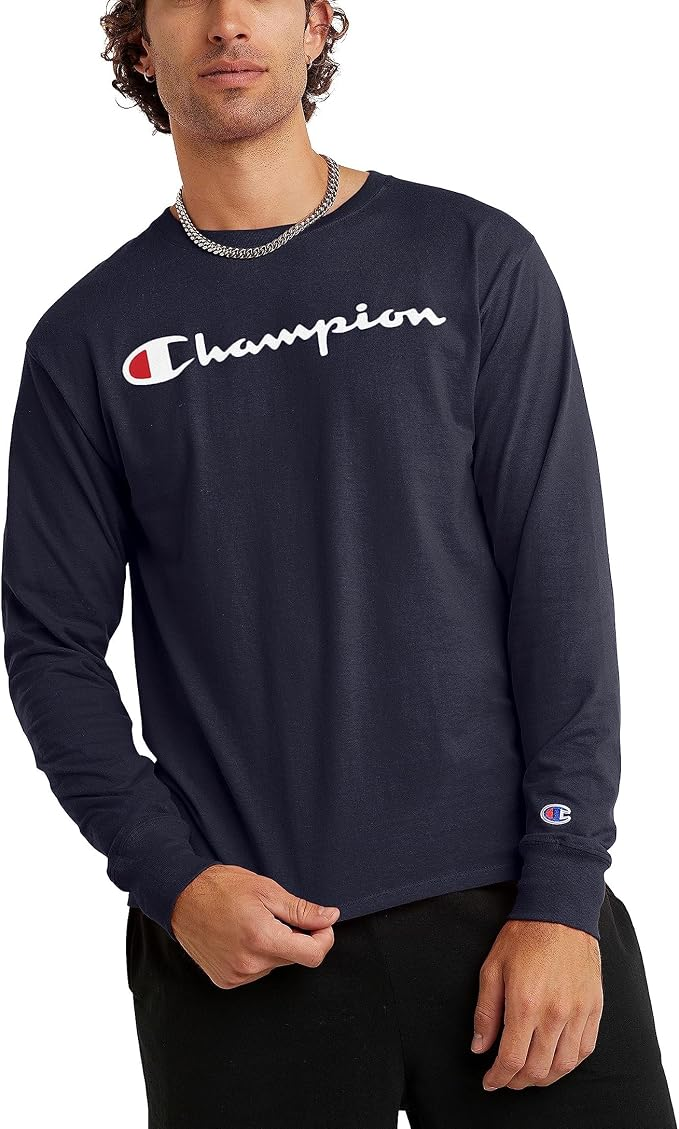【預購】CHAMPION H062420 男裝長袖上衣 (深藍色)