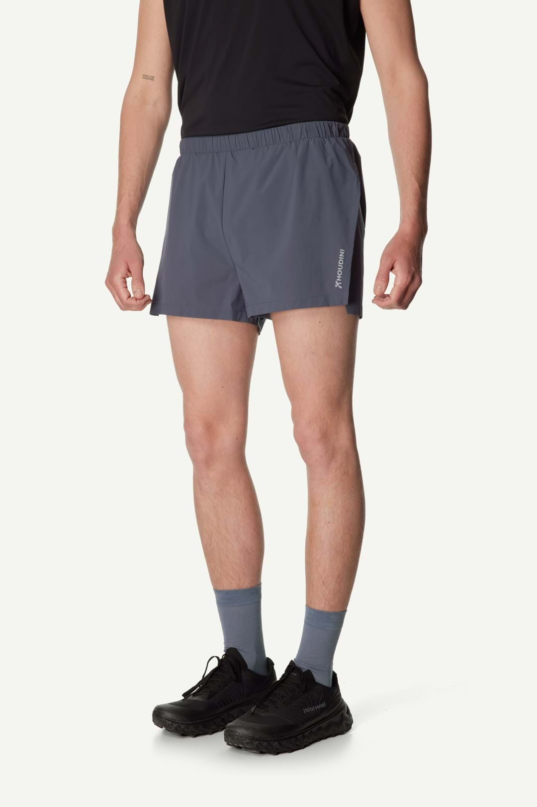 Houdini｜M's Pace Split Shorts "HOMBRE BLUE"