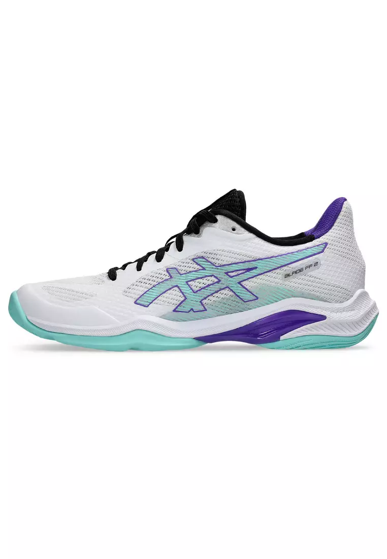ASICS BLADE FF 2 羽毛球鞋/排球鞋/手球鞋 白薄荷綠色