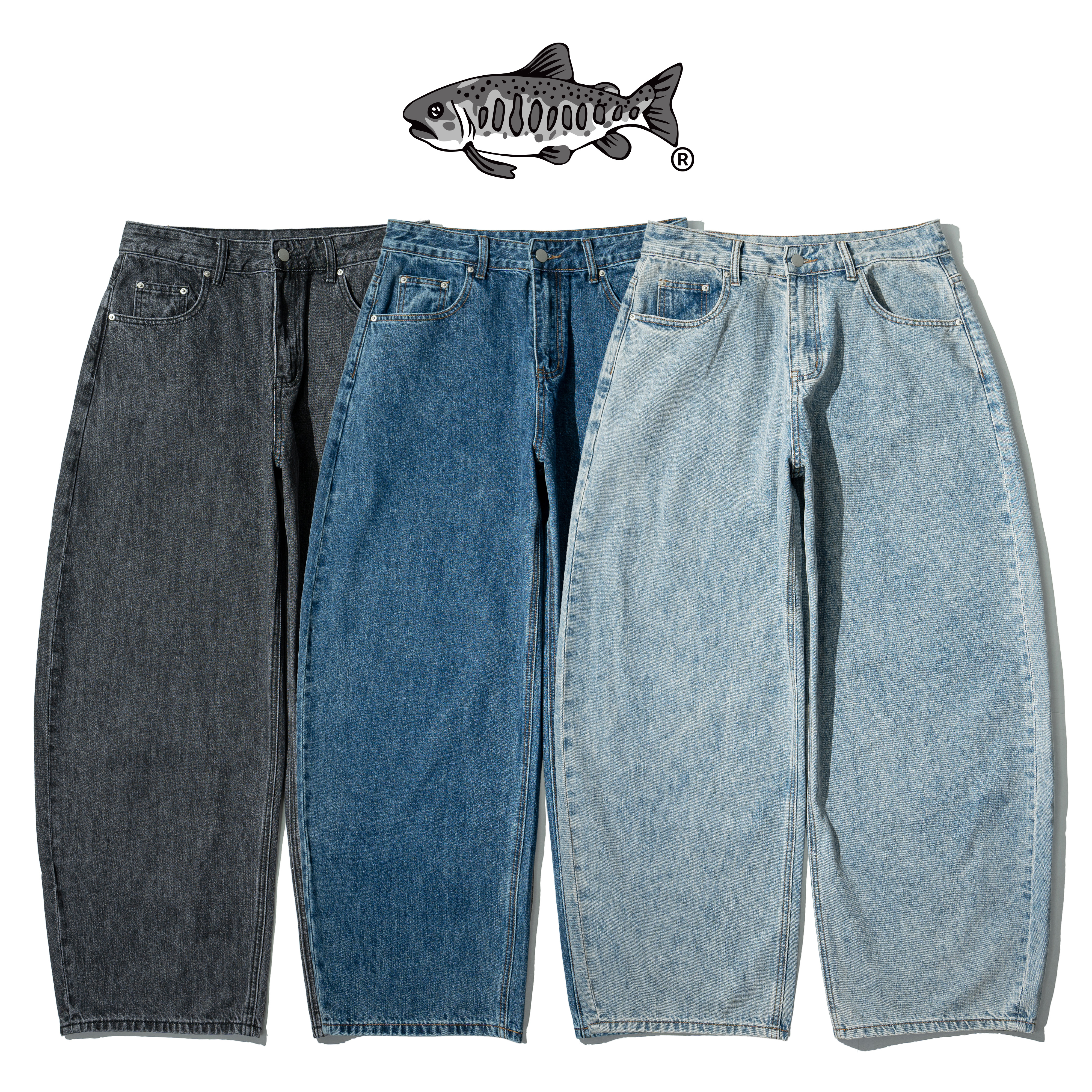 AGILITY Curved Denim Pants 基礎 彎刀版型 牛仔長褲 [BD00]