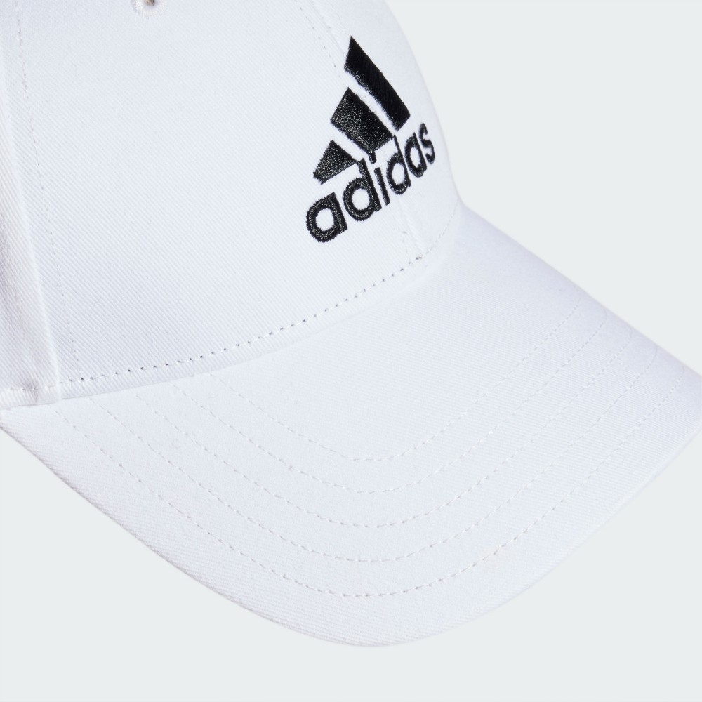 ADIDAS 帽子 BBALL CAP COT 白色 基本款 棒球帽 老帽 IB3243