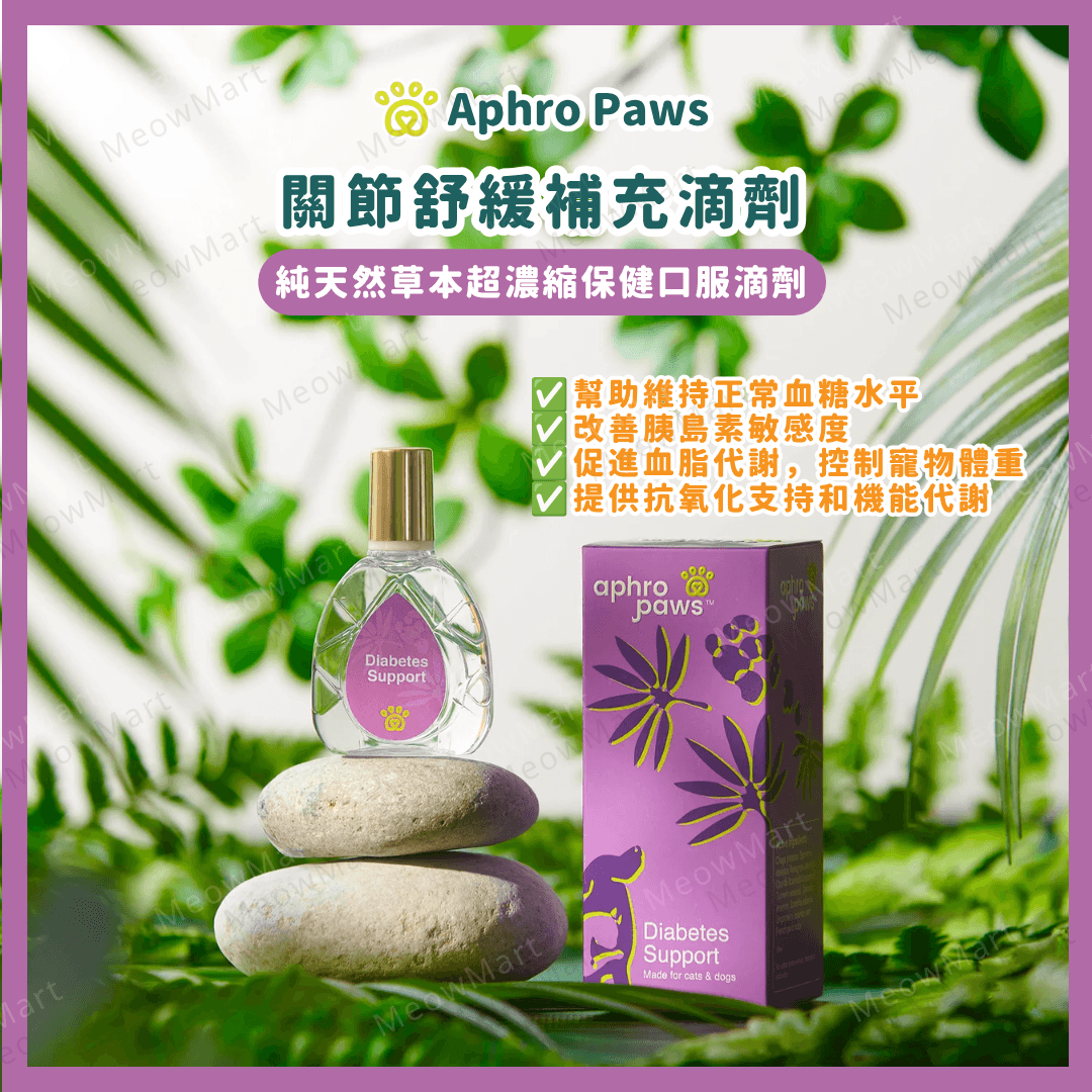 Aphro Paws 糖尿管理補充口服滴劑