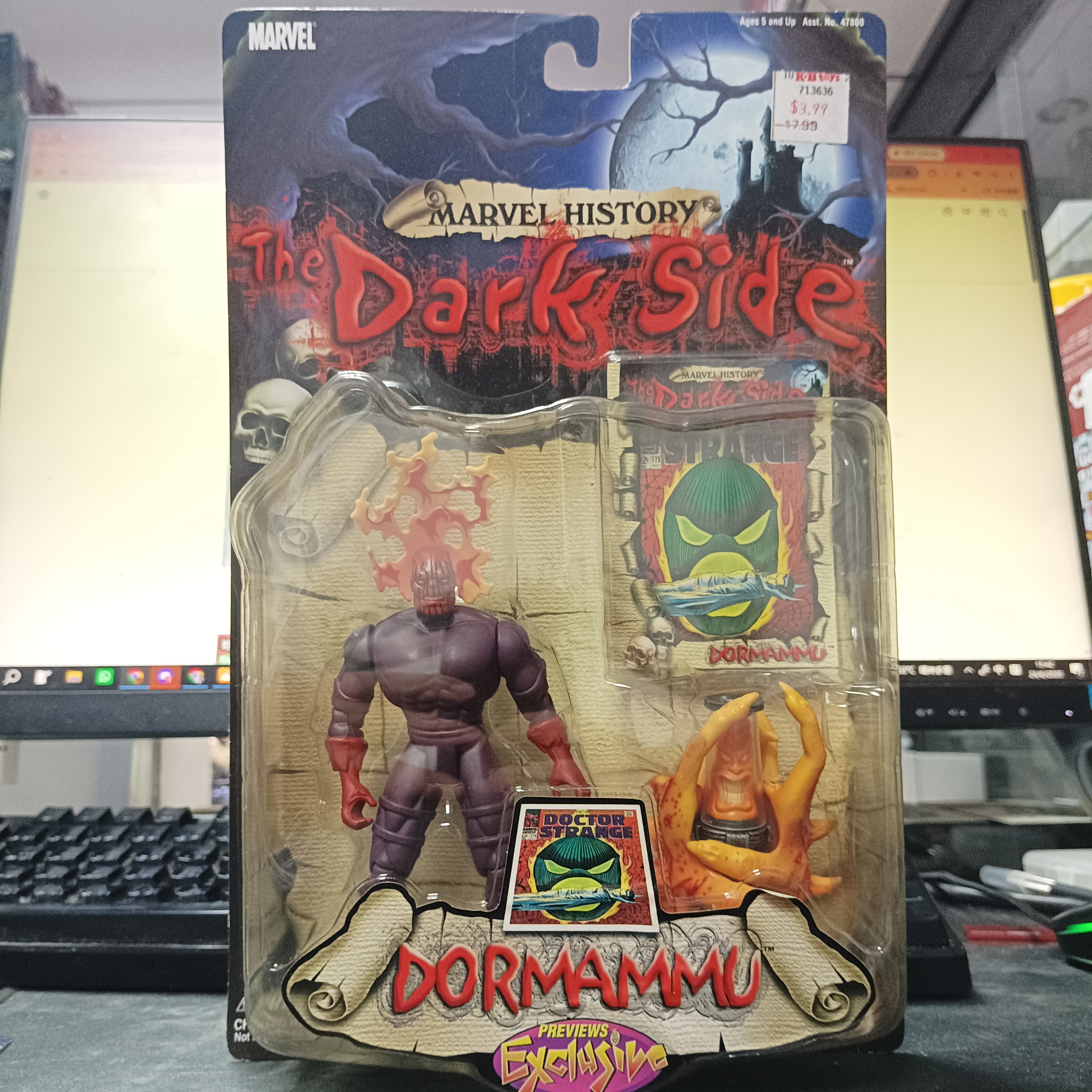 寄賣-Toybiz 2000 Marvel History The Dark Side Dormammu