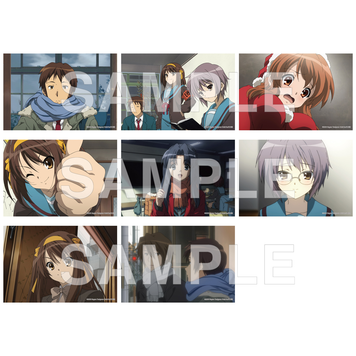 預購-劇場版『涼宮春日的消失』插圖小卡套組【日本進口精品】