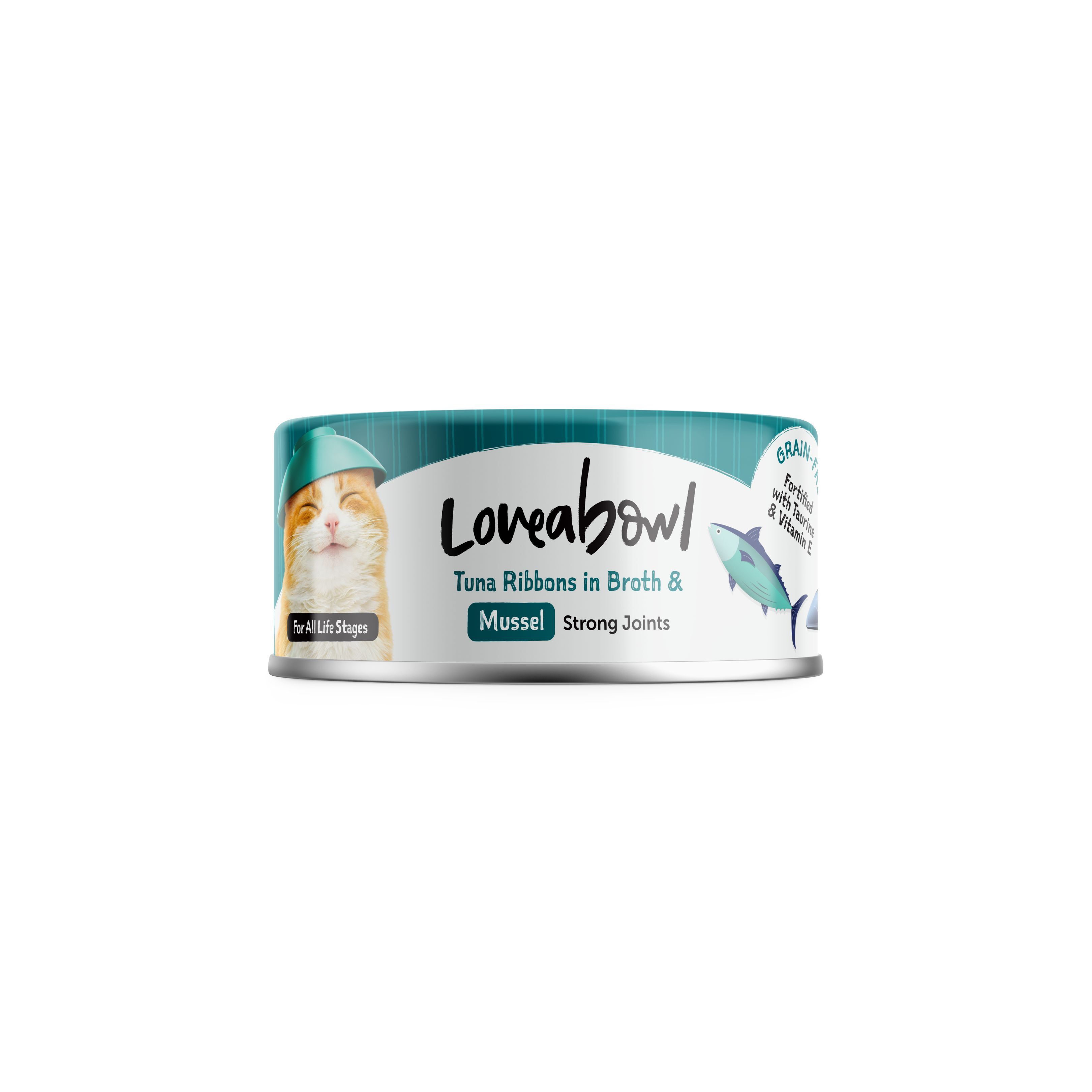 Loveabowl 強關吞拿魚青口貓罐頭 70g (Exp: Jul-2027)