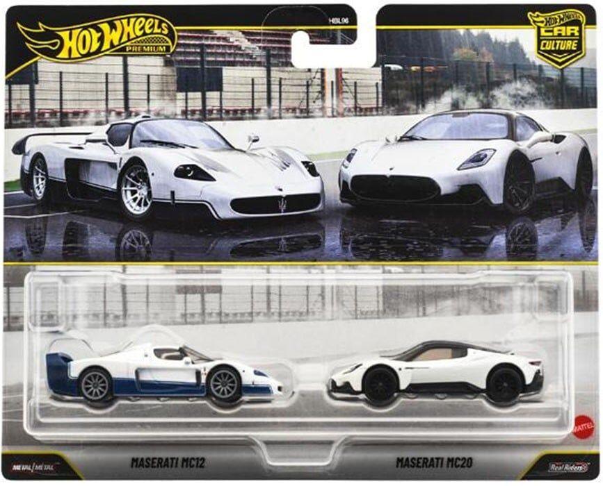 預購26/09 Hot wheels 代理版 Premium 雙車組 瑪莎拉蒂 MC12/MC20