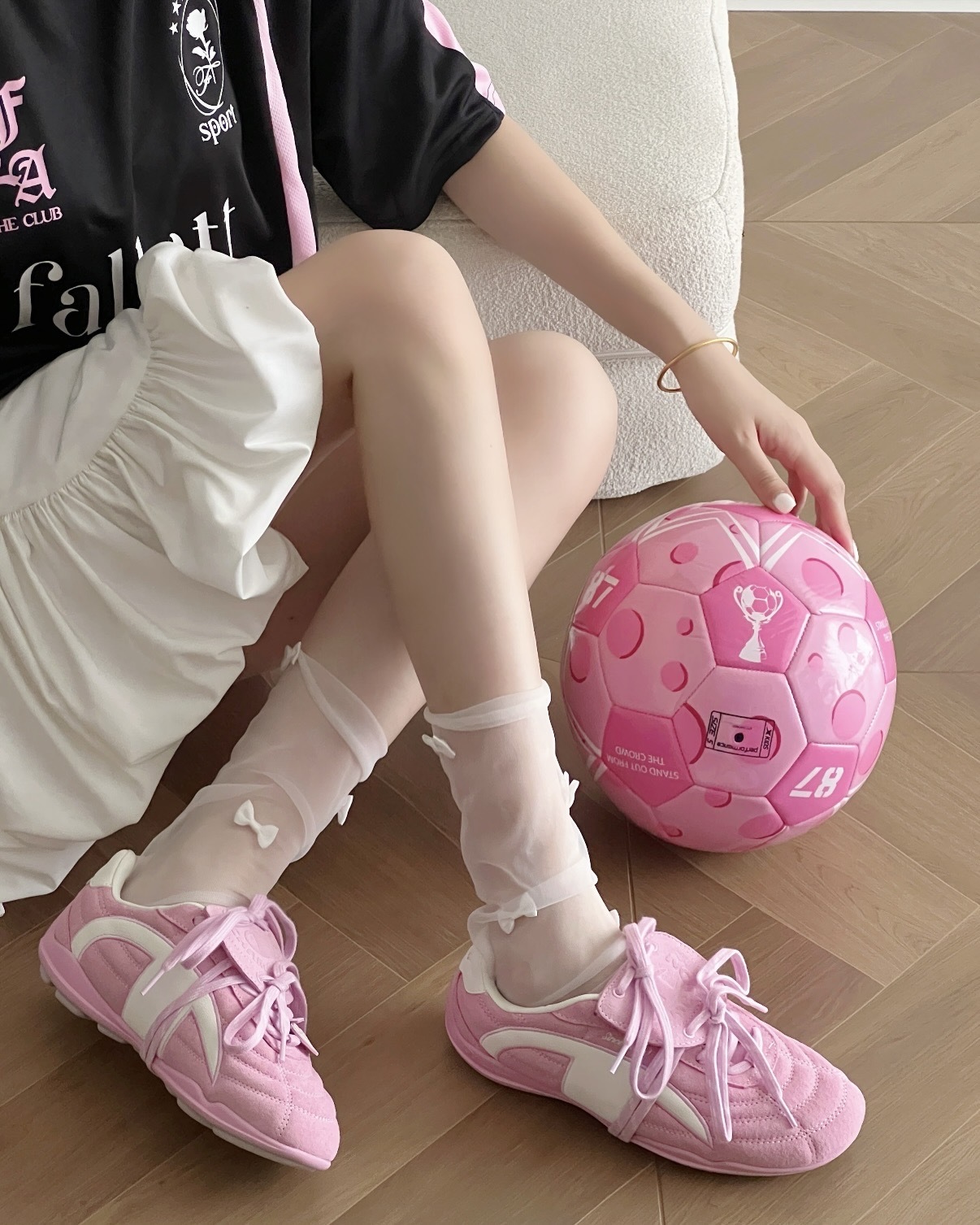CHAMPION AERO TRAINER 綁帶 淡粉 櫻花粉 奶油白 米白 風速鞋 賽車鞋 德訓鞋 女鞋 U6CFCRW09K1 / 預購