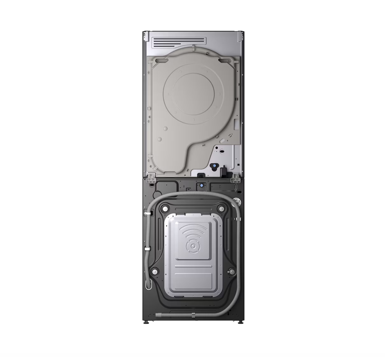 LG 洗衣塔 S1818PB WashTower 第二代 洗18公斤+乾18公斤 熱泵式洗烘衣機 WD-S1818PB 夜光黑 背面