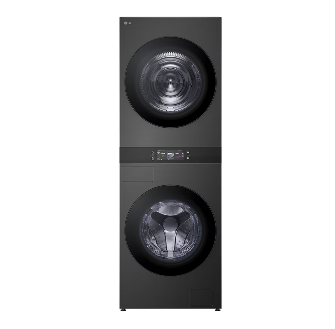 LG 洗衣塔 S1818PB WashTower 第二代 洗18公斤+乾18公斤 熱泵式洗烘衣機 WD-S1818PB 夜光黑