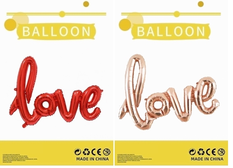 40吋連love鋁膜氣球 👉現貨