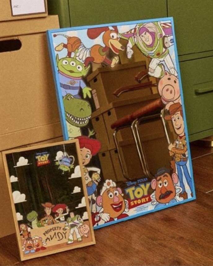 韓國 正版 玩具總動員 復古鏡子 桌鏡 TOY STORY DISNEY 迪士尼