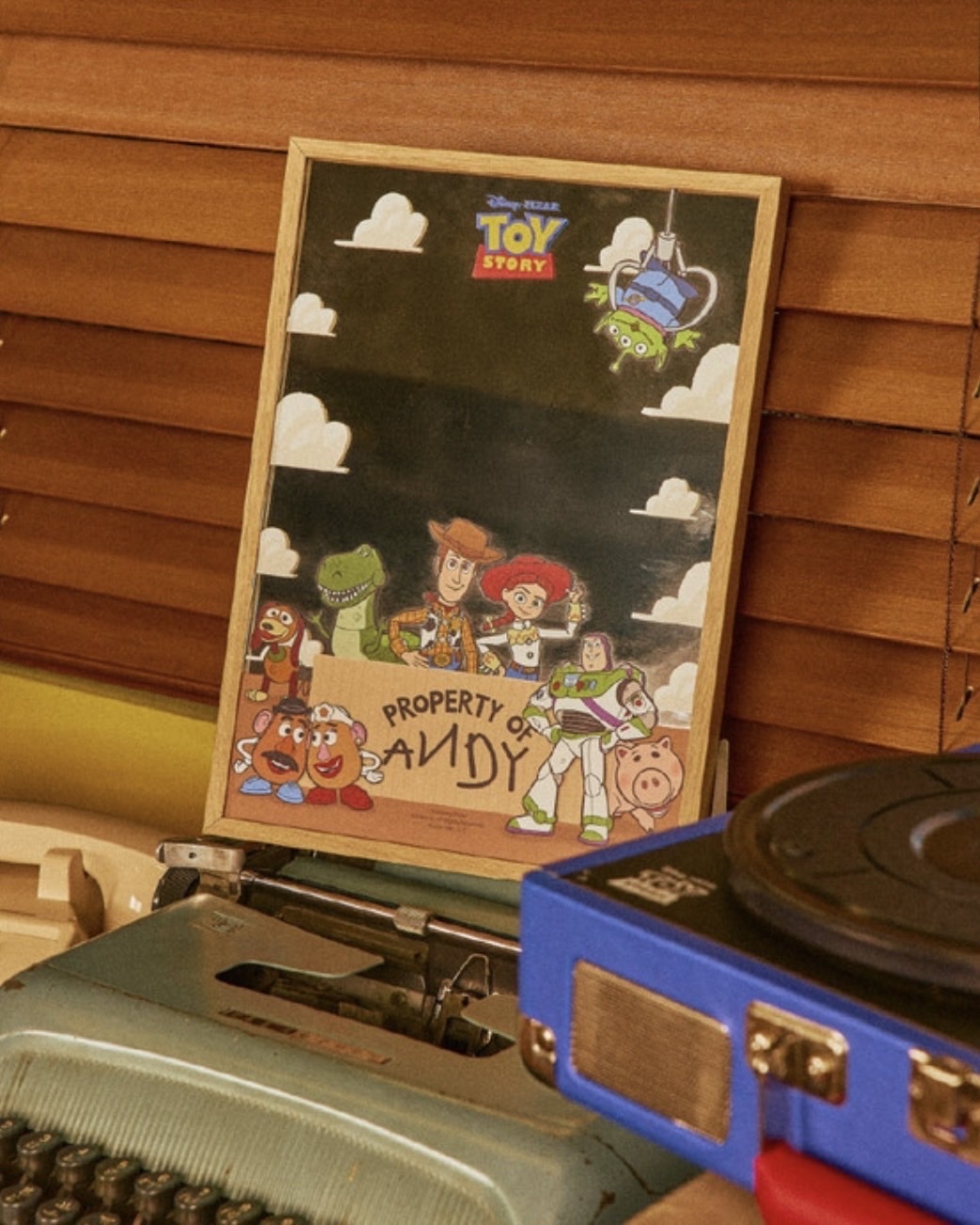 韓國 正版 玩具總動員 復古鏡子 桌鏡 TOY STORY DISNEY 迪士尼