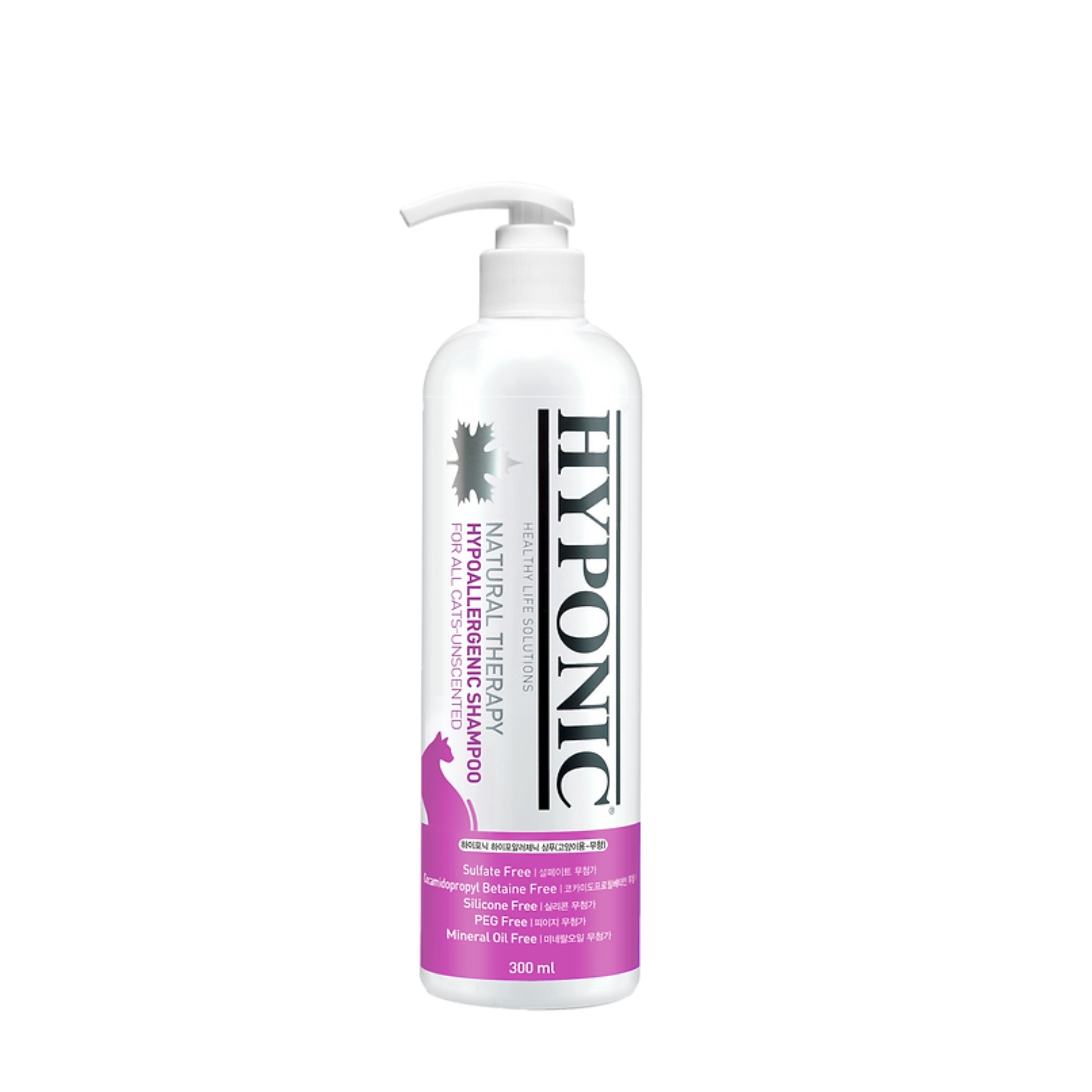 HYPONIC 極致低敏原始無味貓用沖涼液 300ml (Exp: Jul-2028)
