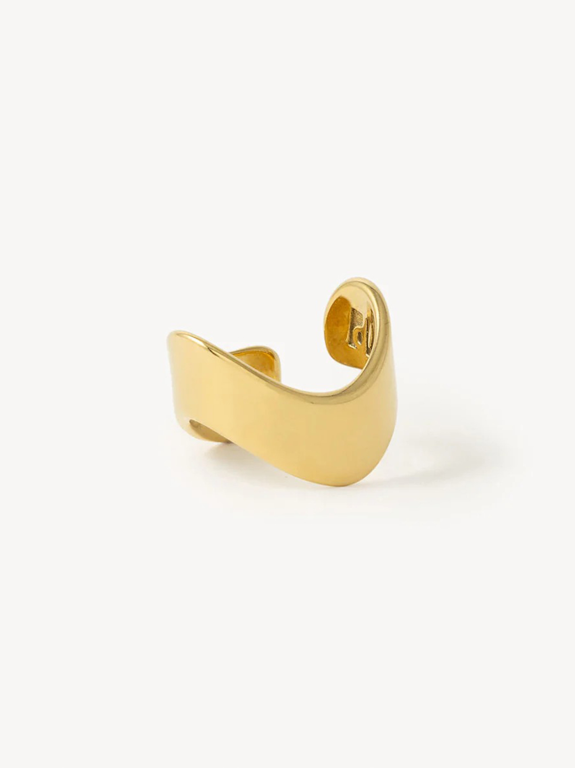 YPARIS EARCUFF WAVY G GOLD