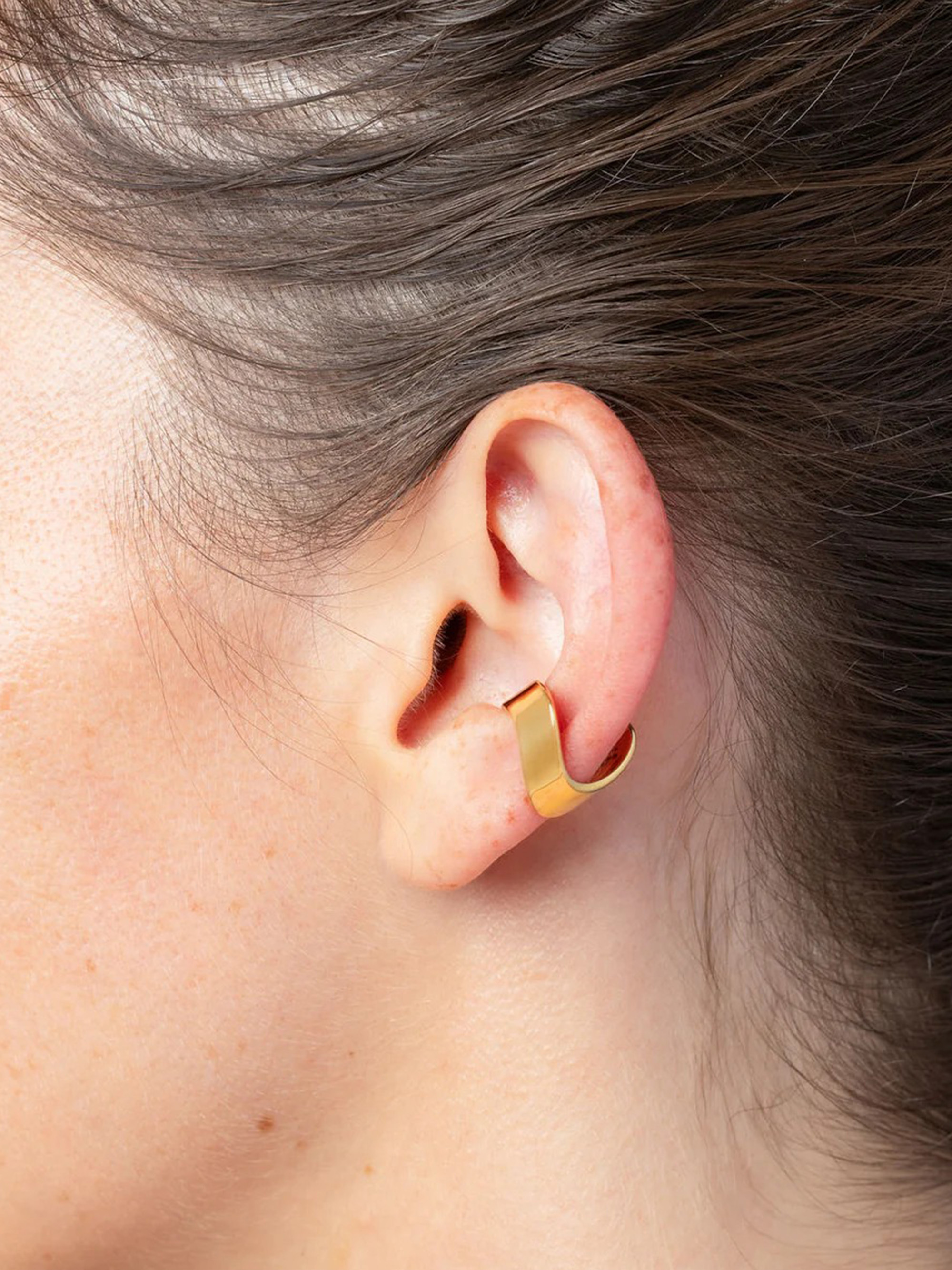 YPARIS EARCUFF WAVY G GOLD