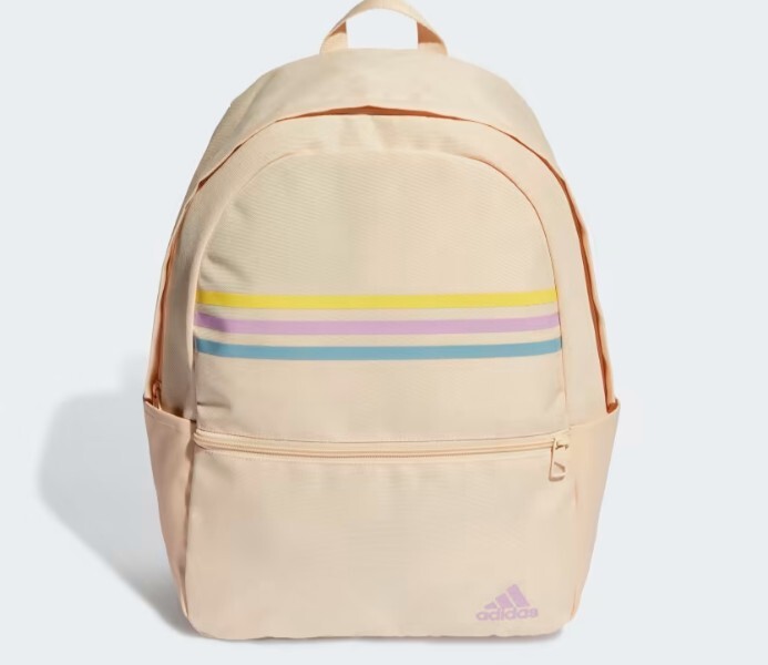 ADIDAS 後背包 CLASSIC 米色 三線 書包 IL5778
