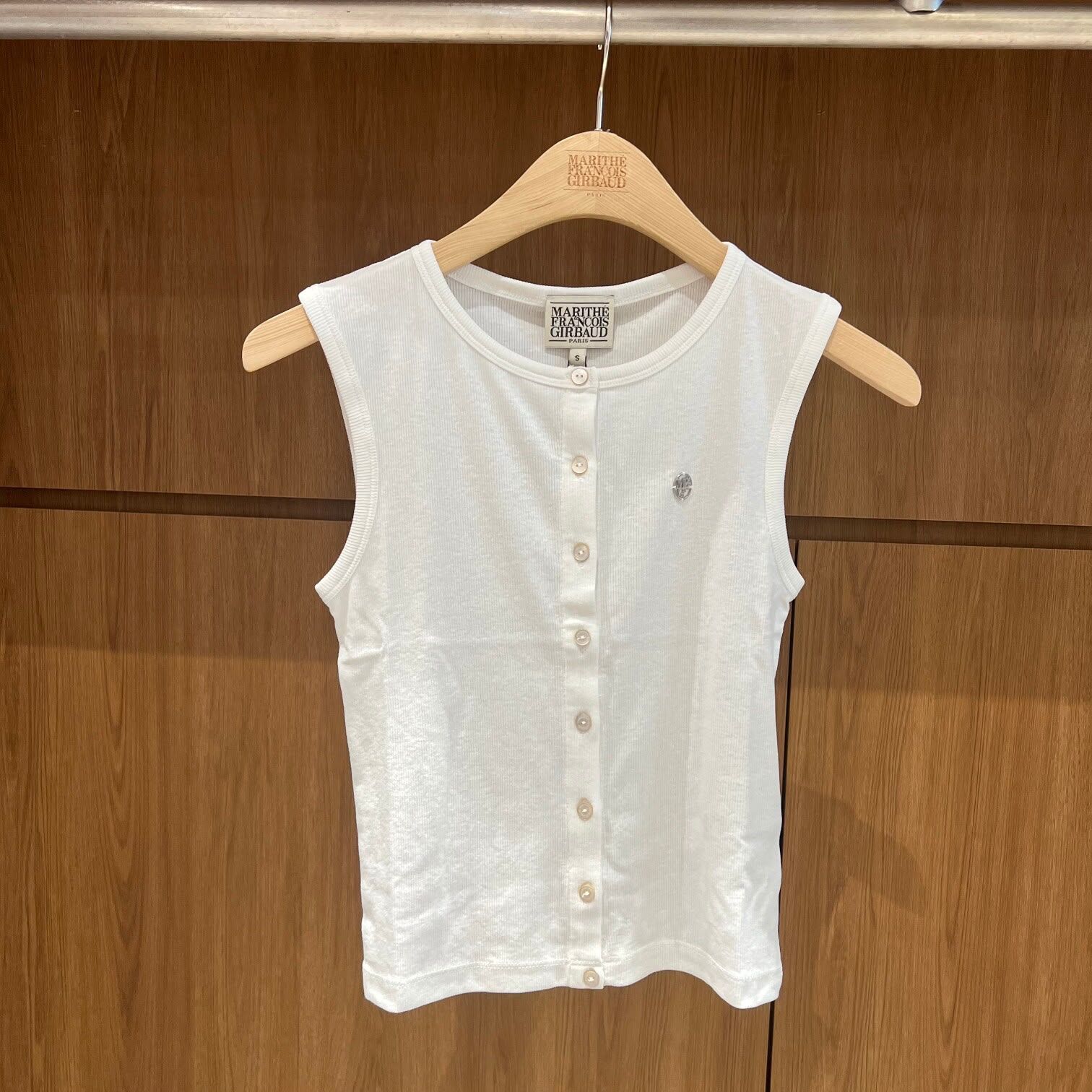 MARITHE FRANCOIS GIRBAUD (MFG)｜女生版 MFG46USV104 W BUTTON UP SLEEVELESS [2 colors]