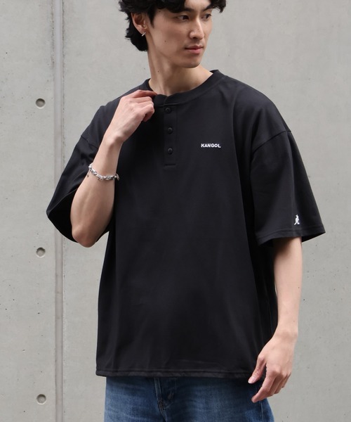 日本 Kangol x CORPUS TOKYO Henley T-Shirt [GR26EF043G]