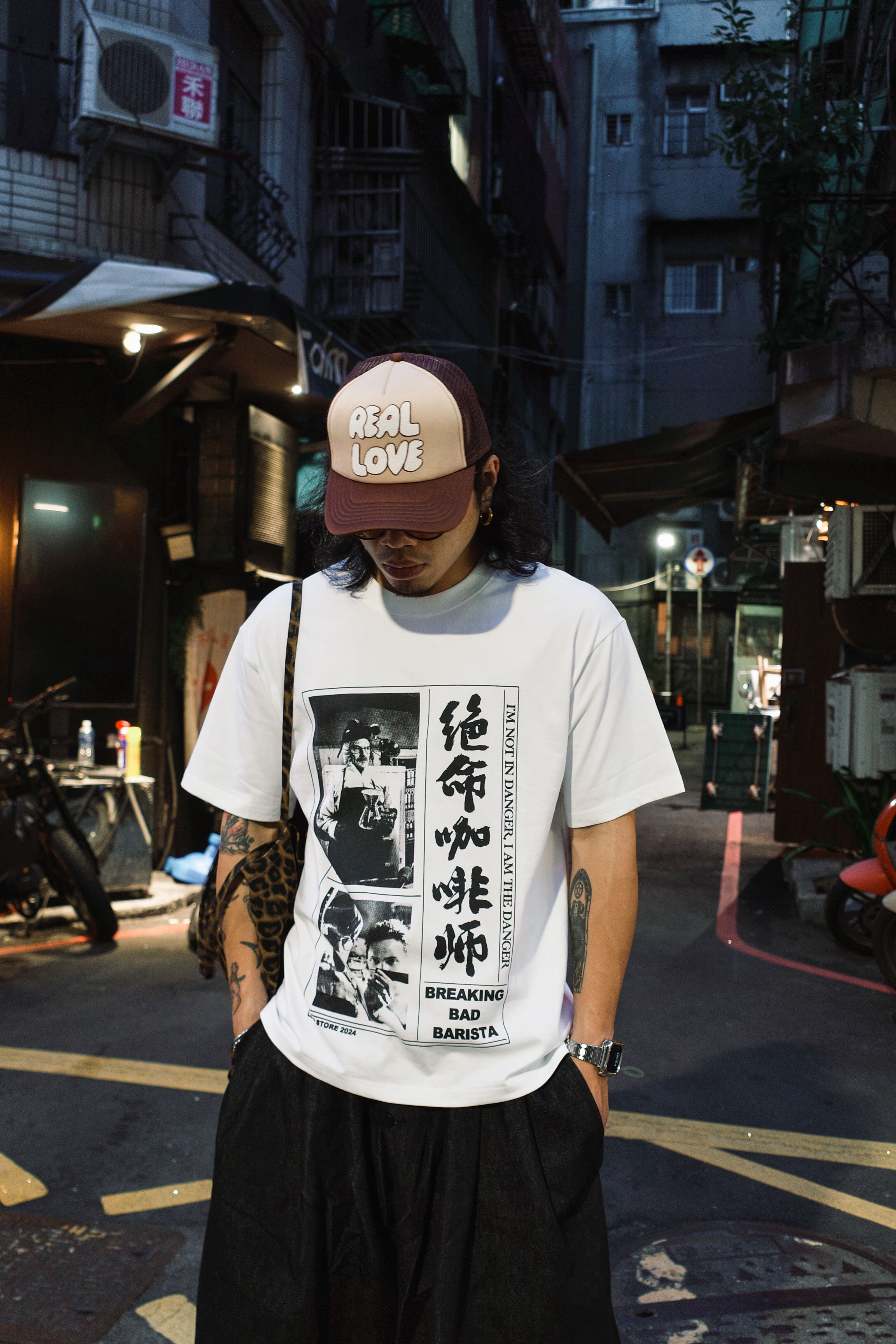 『Always_Good』翻玩 絕命咖啡師 印花 短T
