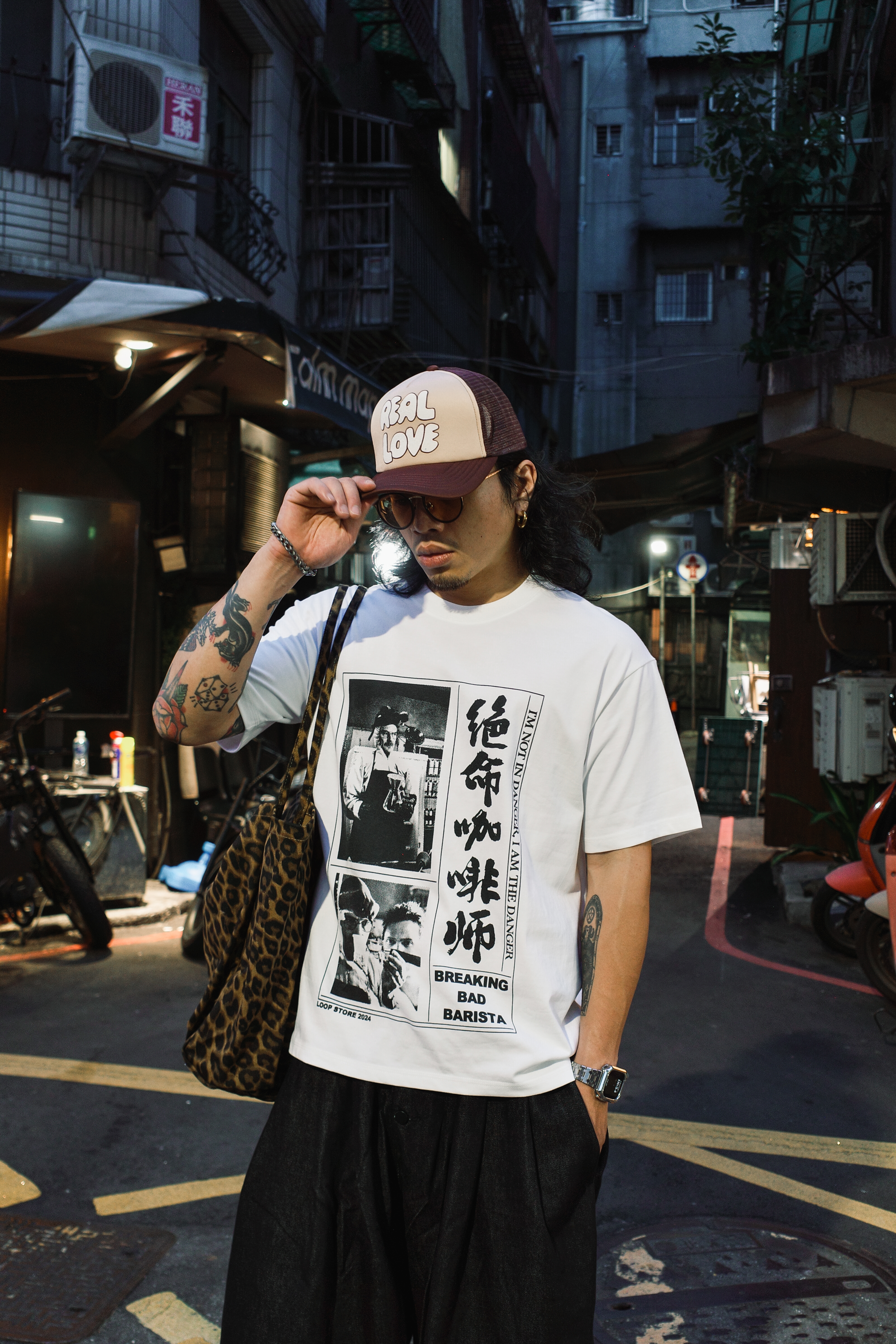 『Always_Good』翻玩 絕命咖啡師 印花 短T