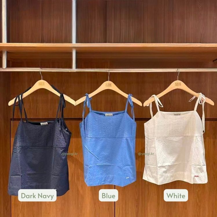 MARITHE FRANCOIS GIRBAUD (MFG)｜MFG46USH107 W PINTUCK CAMISOLE BLOUSE [3 colors]