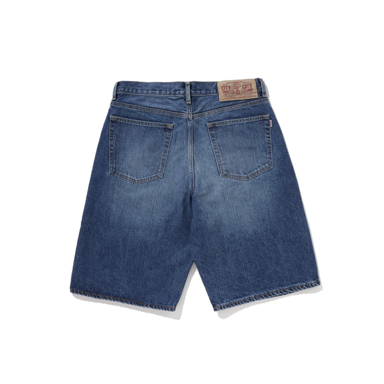 A BATHING APE BAPE TWIN STA RELAXED FIT DENIM SHORTS 爆漿 流星短褲 寬鬆版