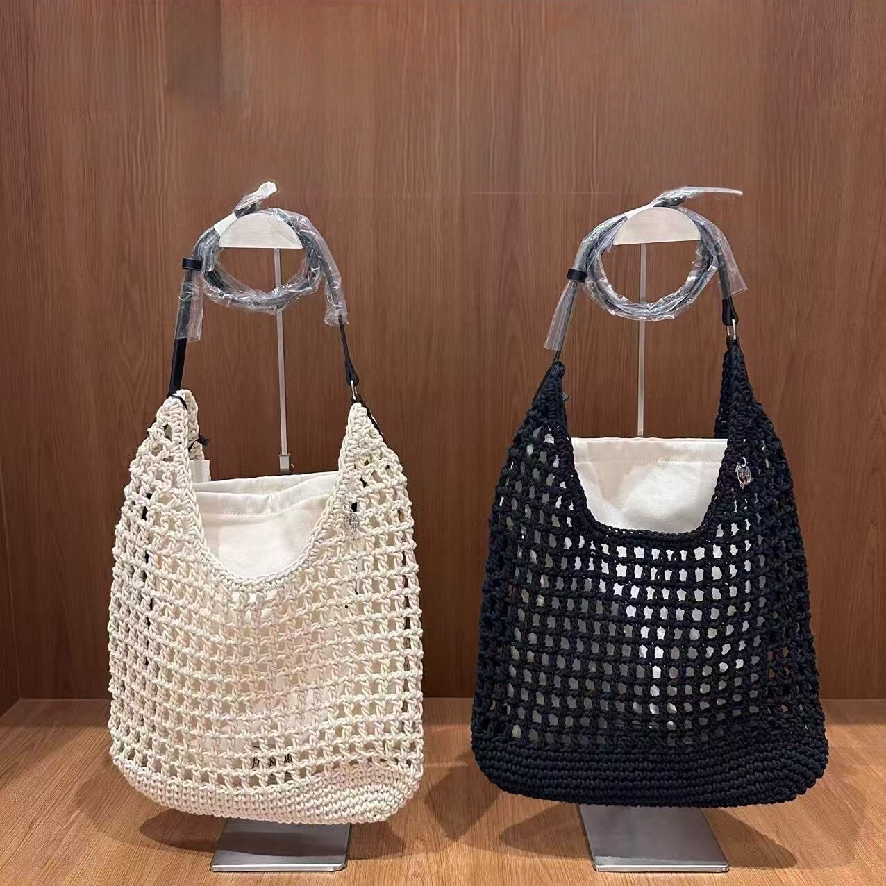 MARITHE FRANCOIS GIRBAUD (MFG)｜MFG46UBG130 MACRAME HOBO BAG [2 colors]