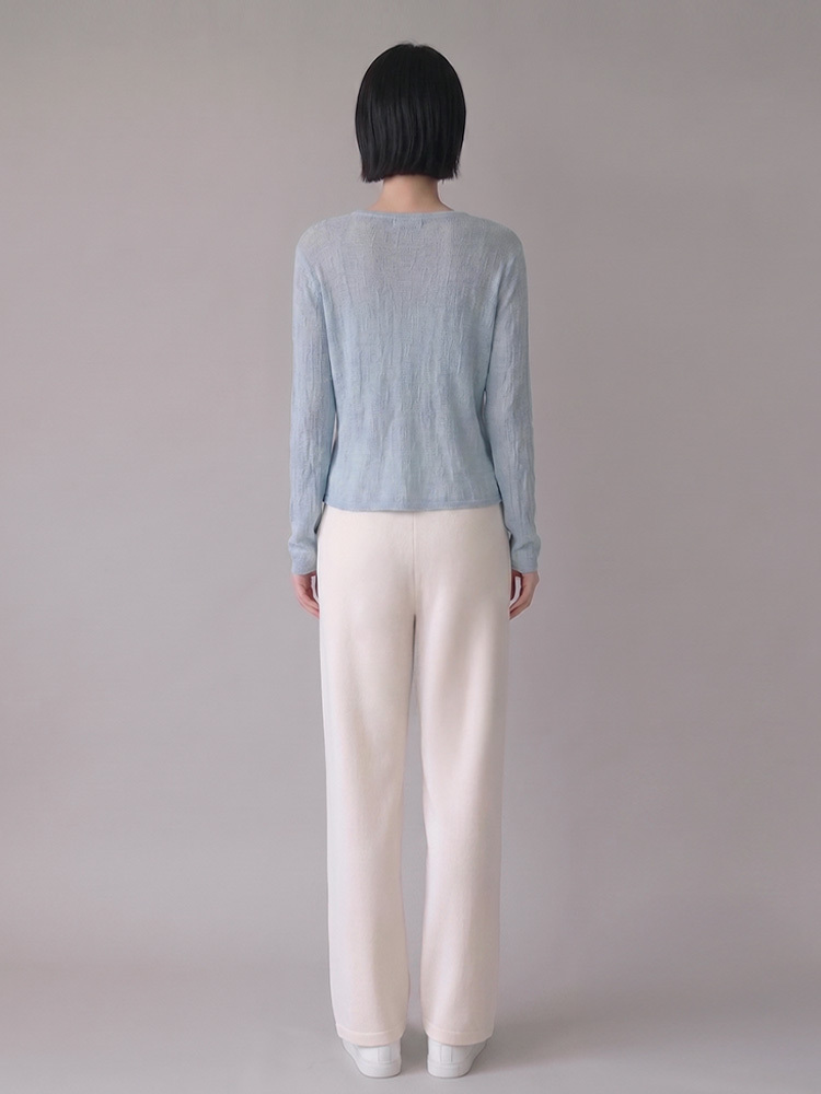 SALE300 軟綿綿前開岔舒服長褲