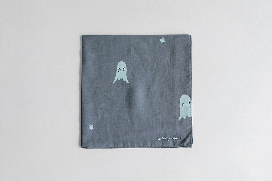 minä perhonen皆川明 - 手帕43x43cm / troll 小精靈 gray