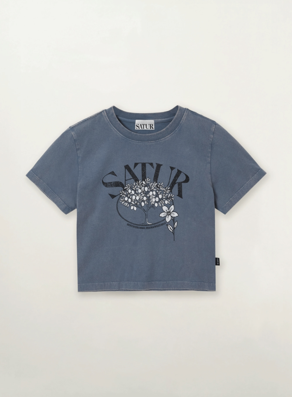 BT034 SATUR 女裝 Citron Tree石洗T恤