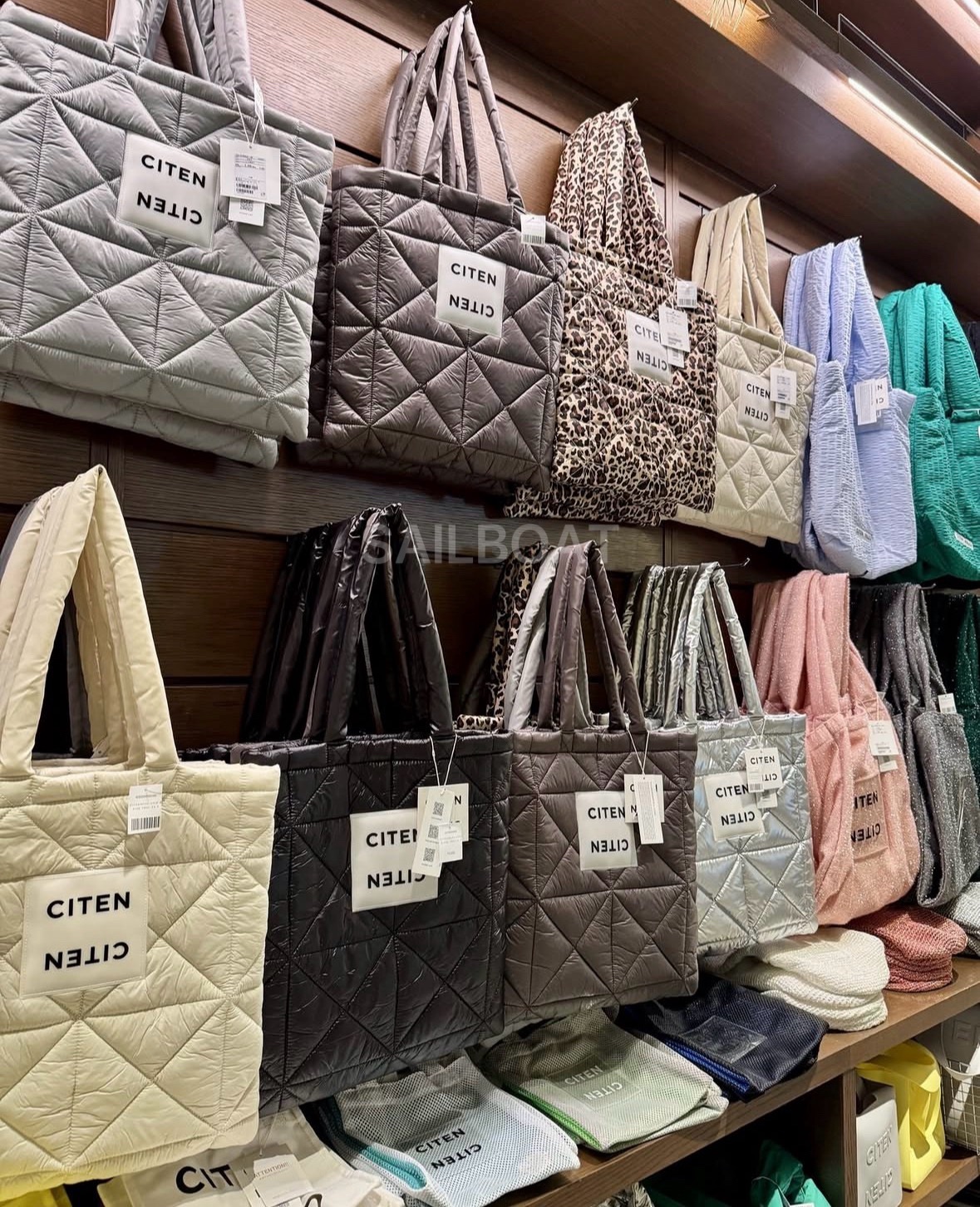 #預購 新色!!🇯🇵日本 CITEN 填充絎縫托特包