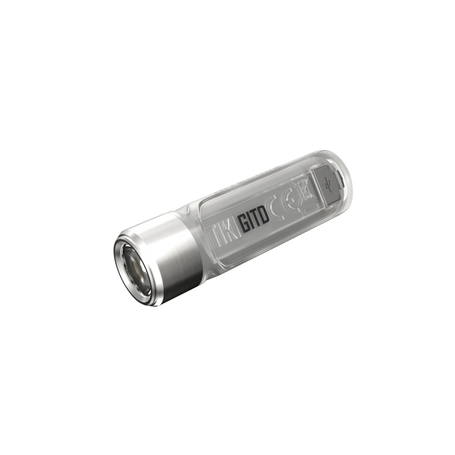 NITECORE TIKI GITD 藍夜光鑰匙燈 300流明 UV 紫外光 & CRI 白光輔燈 l 鑰匙圈手電筒