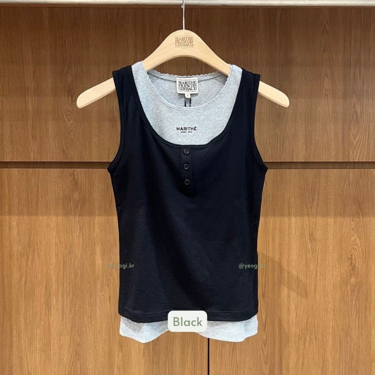 MARITHE FRANCOIS GIRBAUD (MFG)｜MFG46USV106 W LAYERED SLEEVELESS [3 colors]