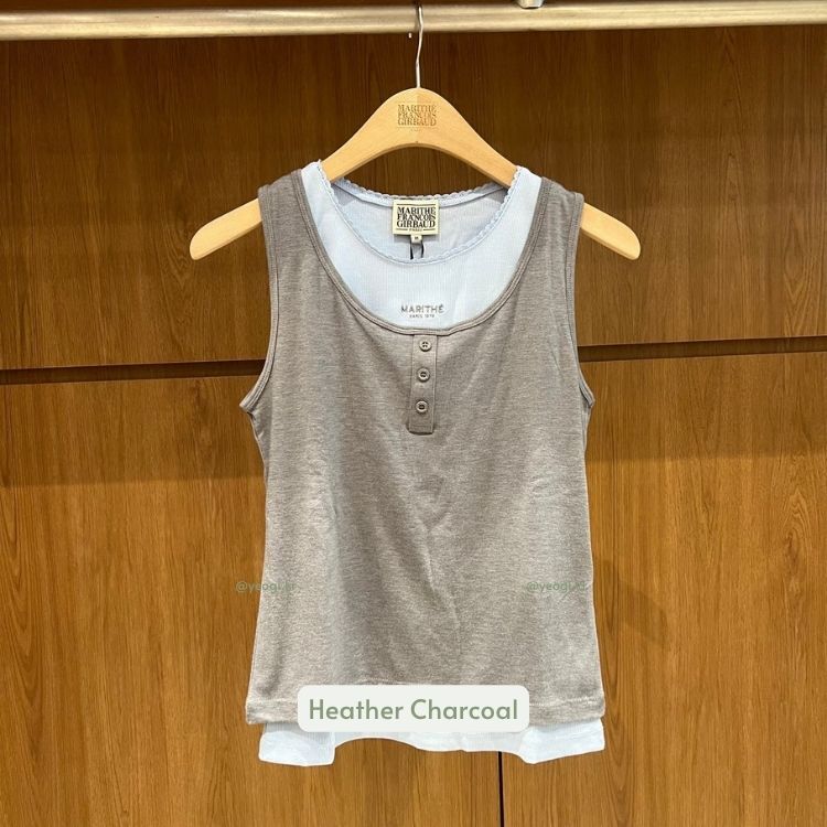 MARITHE FRANCOIS GIRBAUD (MFG)｜MFG46USV106 W LAYERED SLEEVELESS [3 colors]