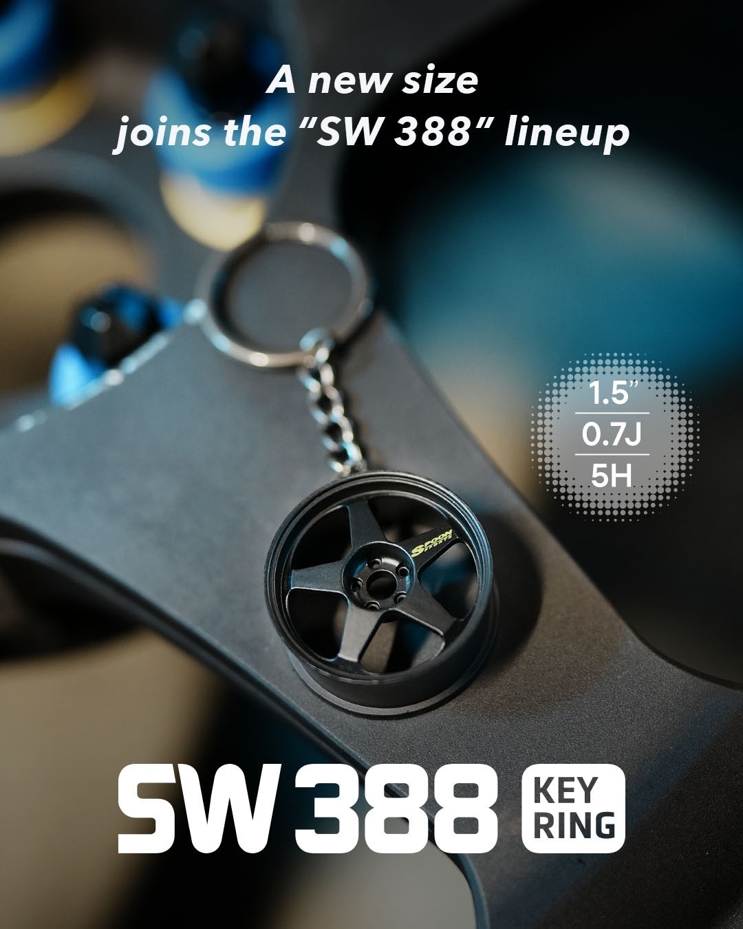 【預購商品】SPOON SPORTS SW388 鋁圈鑰匙圈