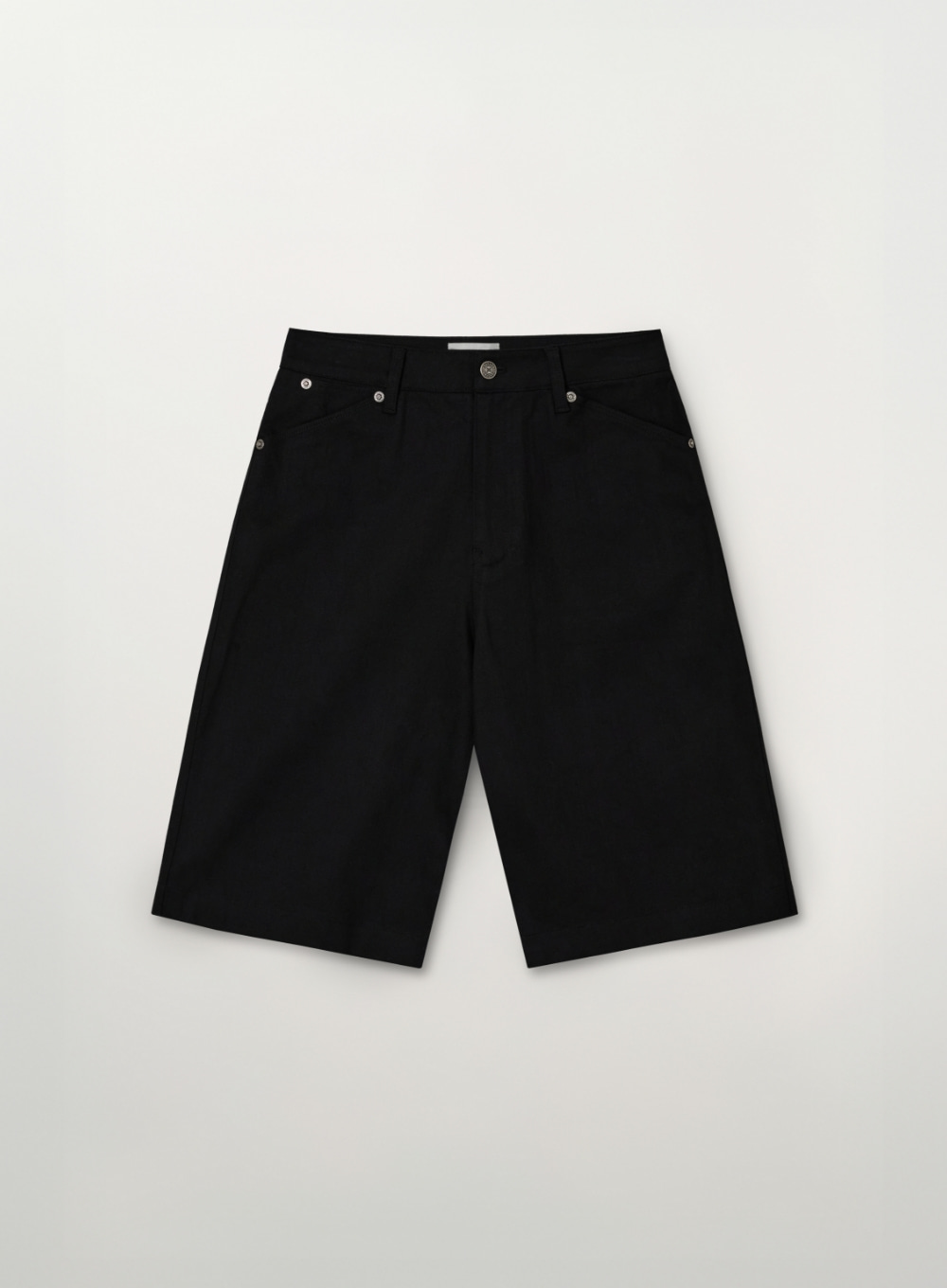 BT017 SATUR 女裝 Stitch百慕達短褲 黑色