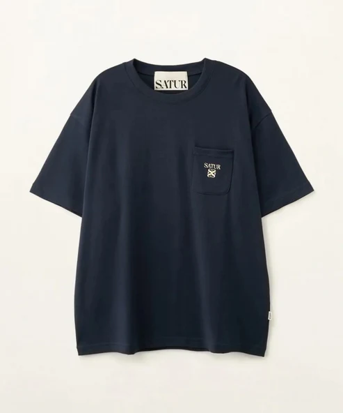 BT004 SATUR Apero Logo寬鬆口袋T恤